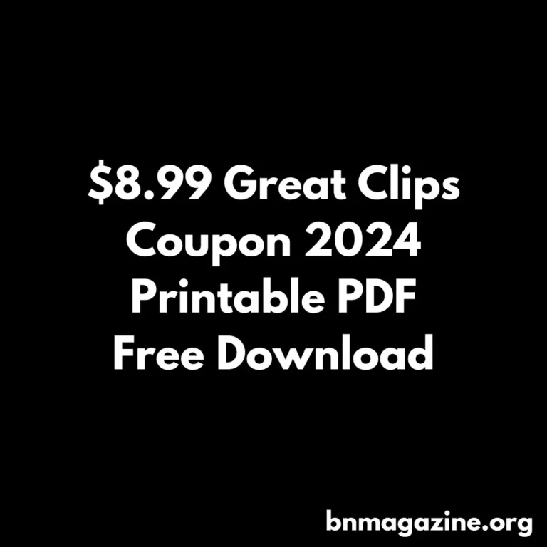 $8.99 great clips coupon 2024 printable pdf free download