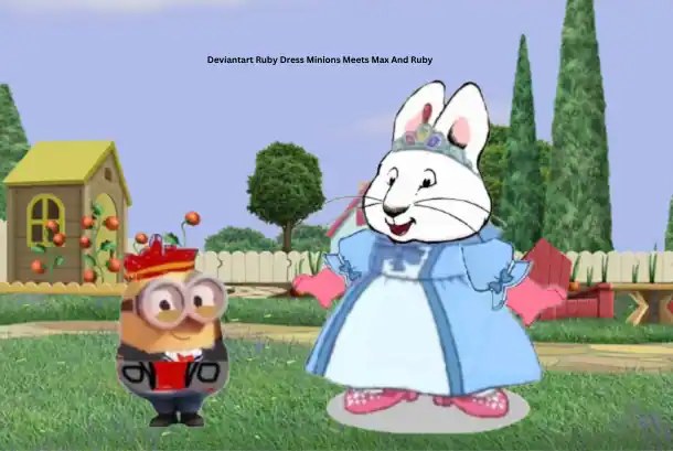 Deviantart Ruby Dress Minions Meets Max And Ruby