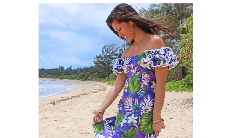 MD Fashion Hawaii Muumuu Large